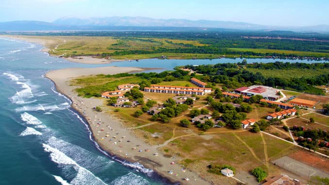 The Ada Bojana resort has become Montenegro’s “quiet zone”