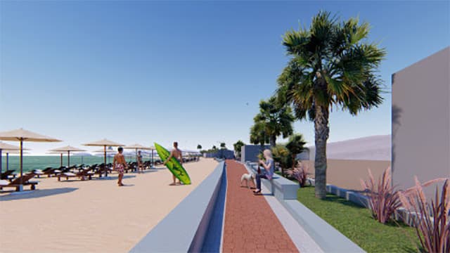 The project for the new promenade at Jaz has been approved