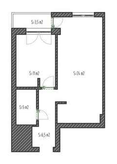 Квартира в Будве №2391
