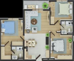 Apartments in Bar No. 2120