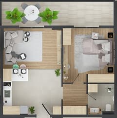 Apartments in Bar No. 2120