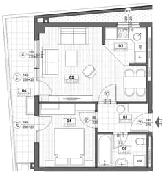 Квартиры в Тивате №1809