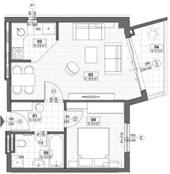 Квартиры в Тивате №1809