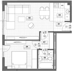 Квартиры в Тивате №1809