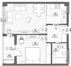 Квартиры в Тивате №1809