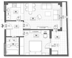 Квартиры в Тивате №1809