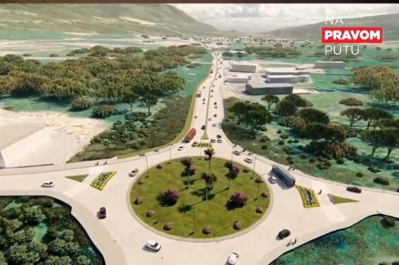 China wird in Montenegro einen Boulevard von Jaz bis Tivat für 54 Mio. Euro bauen