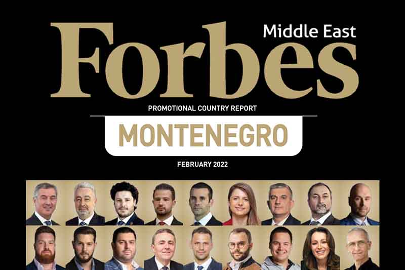 Das Forbes-Magazin veröffentlichte eine Sonderausgabe über Montenegro