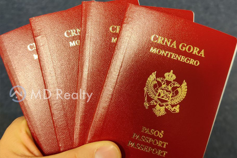 Kunden von MD Realty haben die montenegrinische Staatsbürgerschaft erhalten
