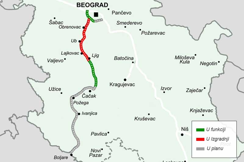 Serbien wird den Straßenbau nach Montenegro fortsetzen