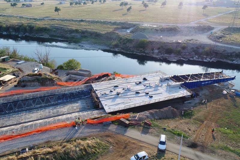 Bis April wird in Podgorica eine neue Brücke entstehen