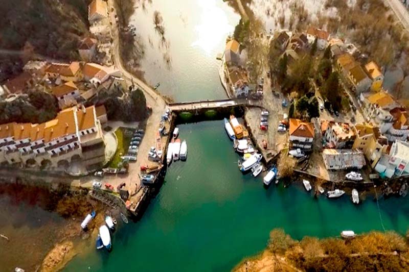 Der ehemalige Hafen in Virpazar wird restauriert
