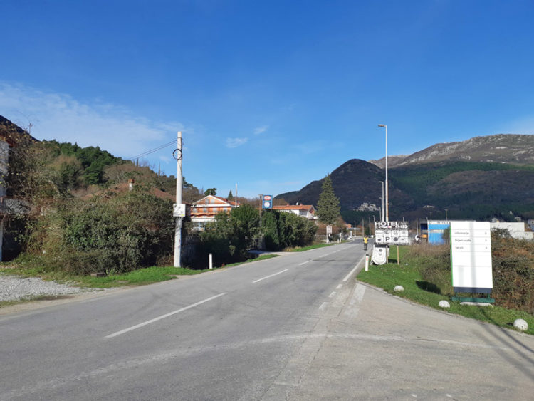 Eine 2 Kilometer lange Fahrradstraße wird in Herceg Novi gebaut