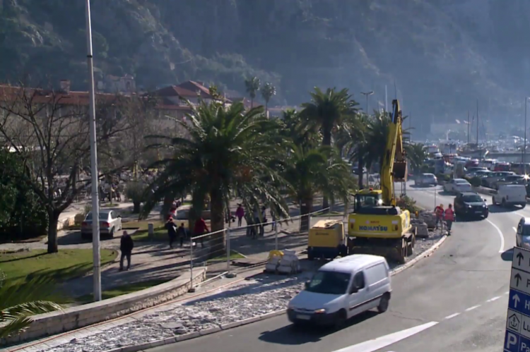 Zum Altstadtviertel in Kotor wird eine Unterführung gebaut