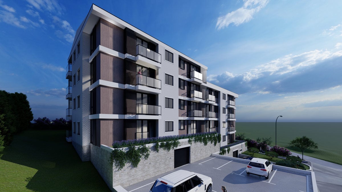 Wohnanlage in Tivat Nr. 2056