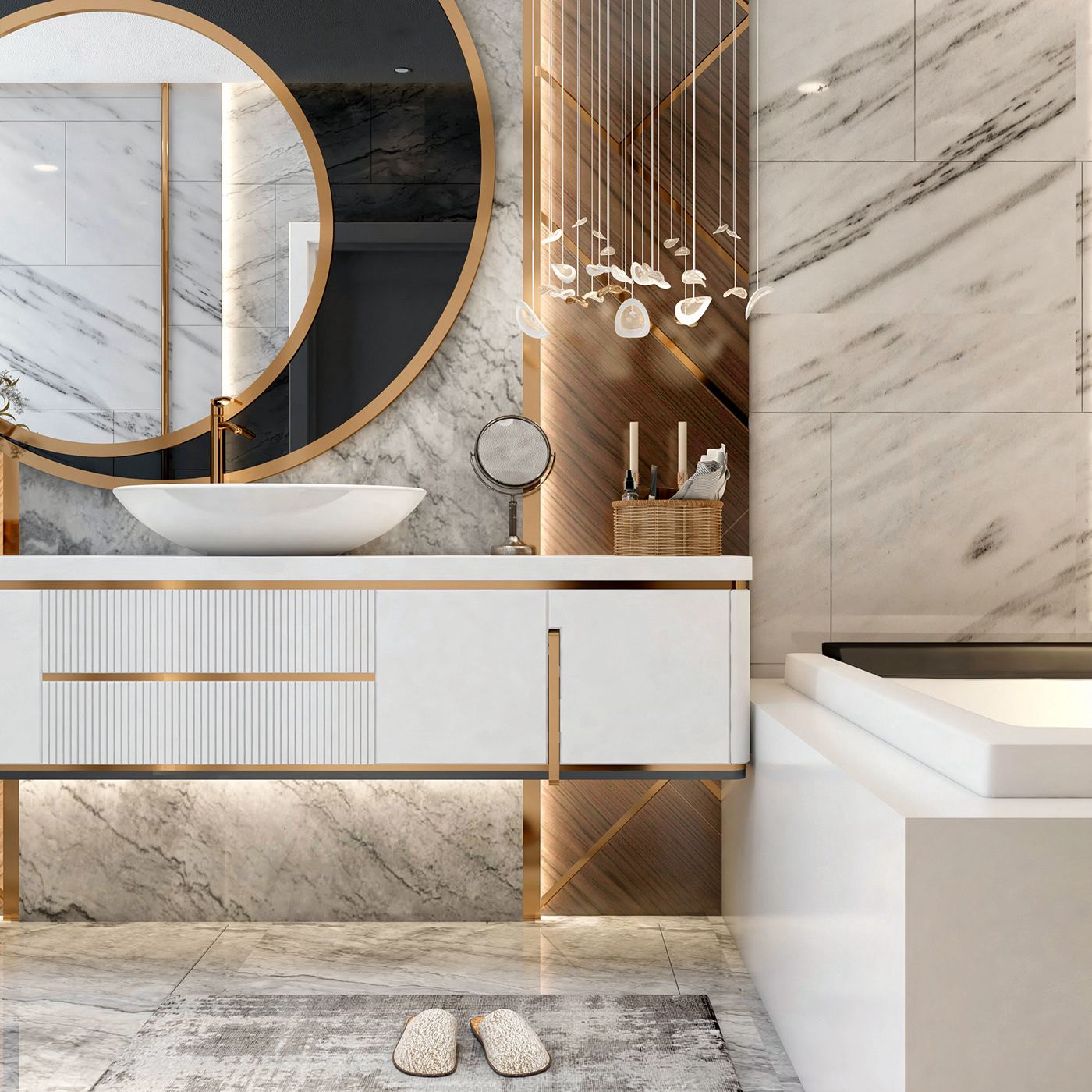 Badezimmer — Wohnanlagen in Budva