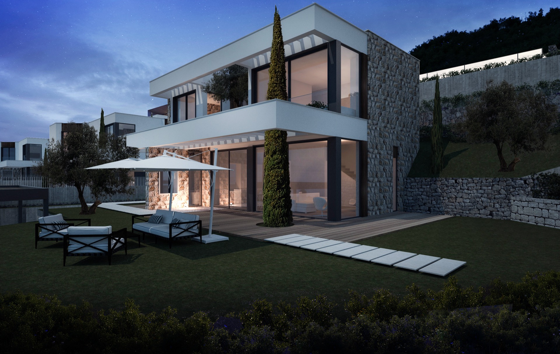Villakomplex in Herceg Novi Nr. 2479