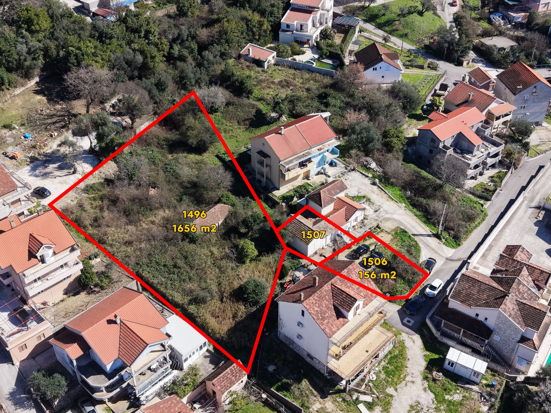 Grundstück in Tivat Nr. 2578