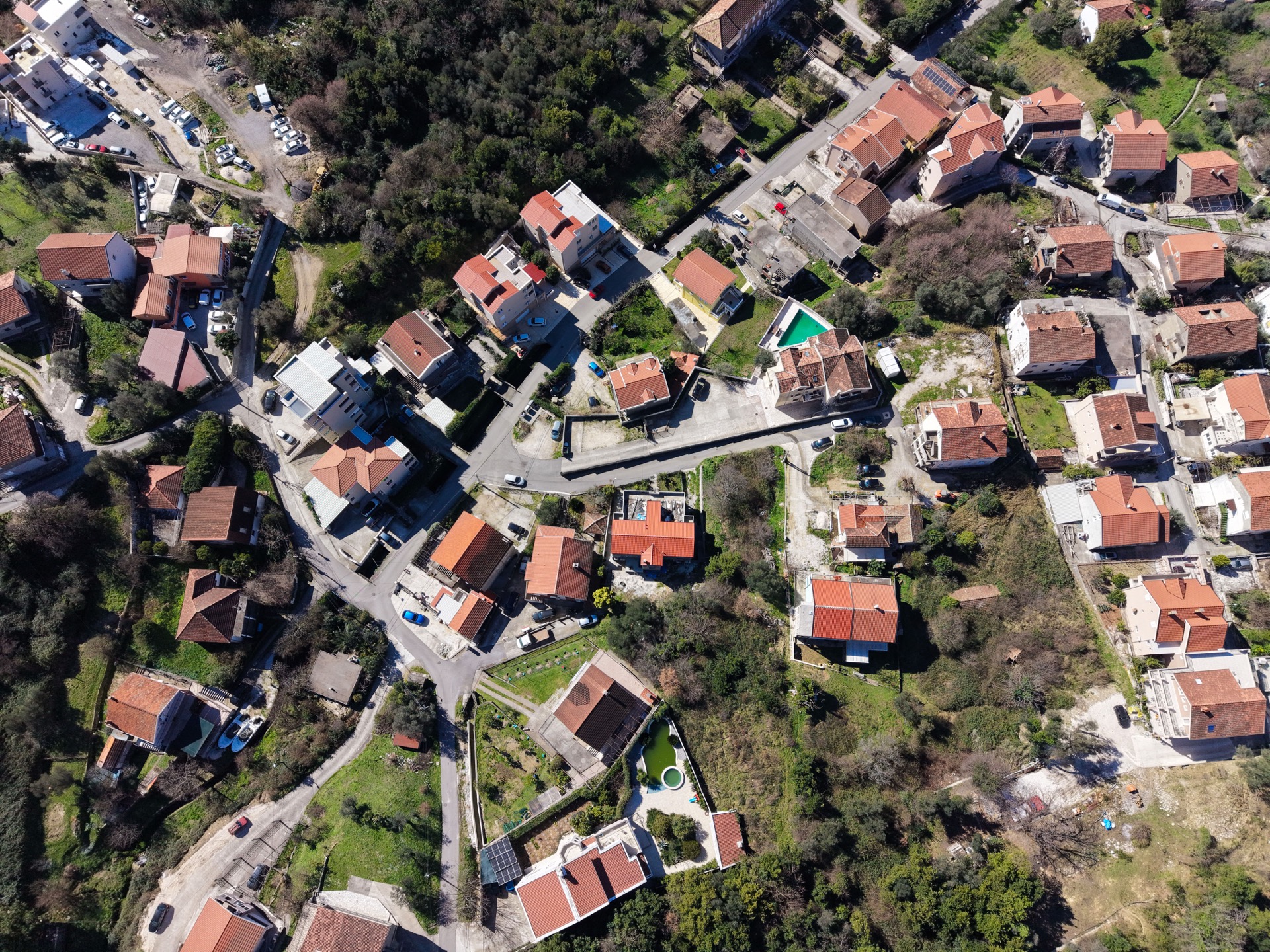 Außenansicht — Grundstück in Tivat