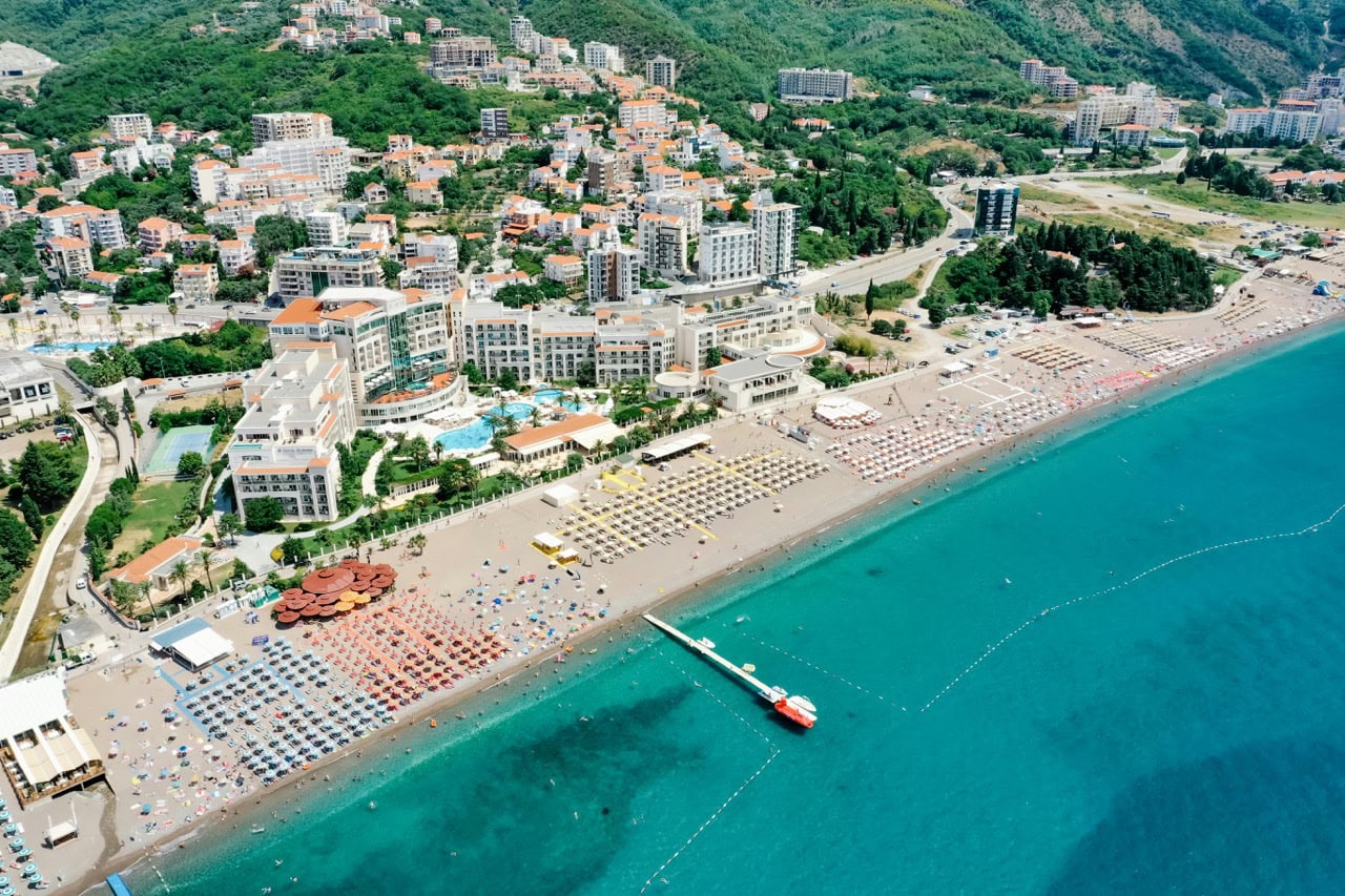 Plaže Crne Gore: Bečići, Crna Gora. Bečići i Rafailovići