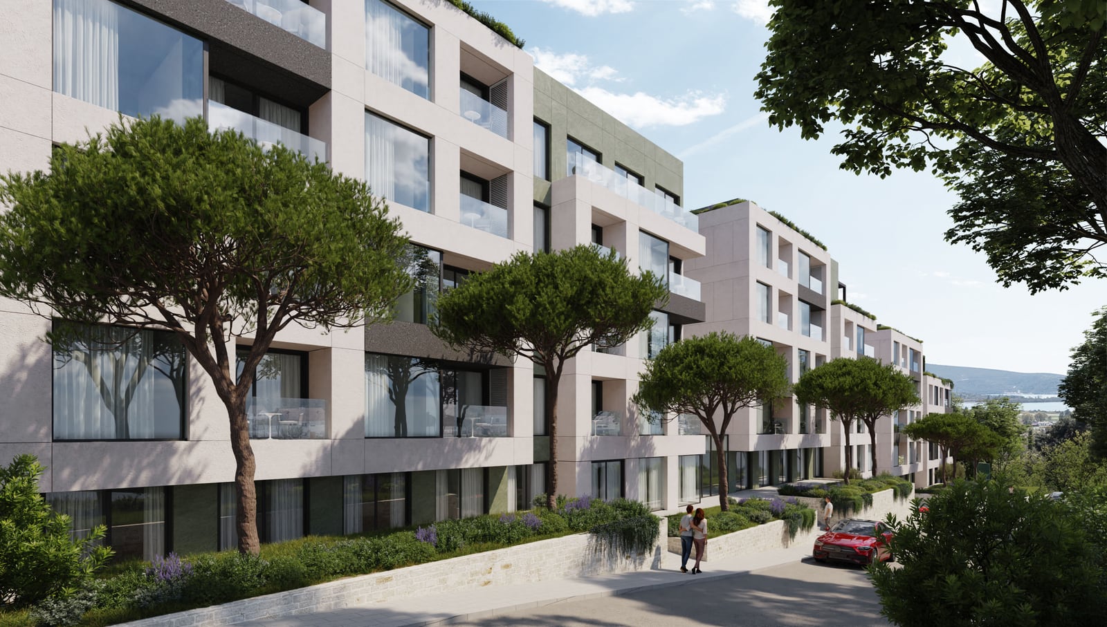 Parkside Residence lobi ve giriş alanı