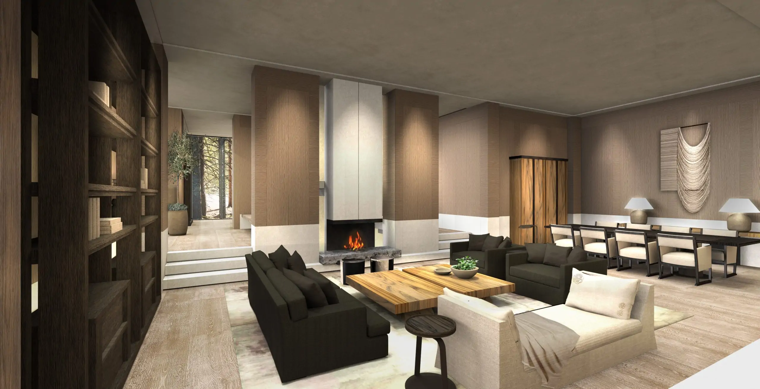Salon hotelu w Žabljaku
