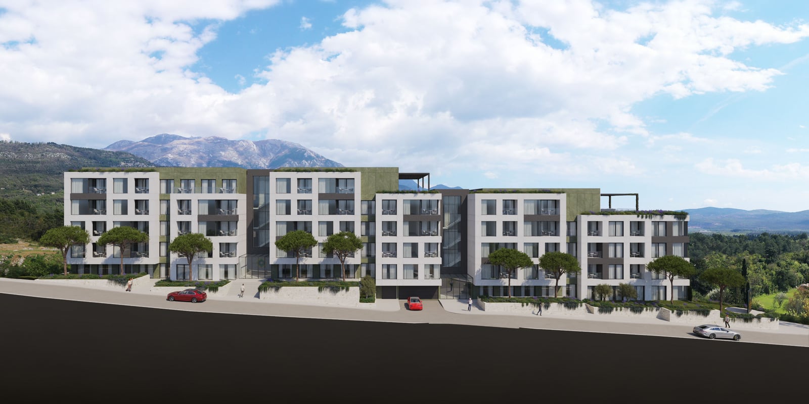 Parkside Residence şık oturma odası tasarımı