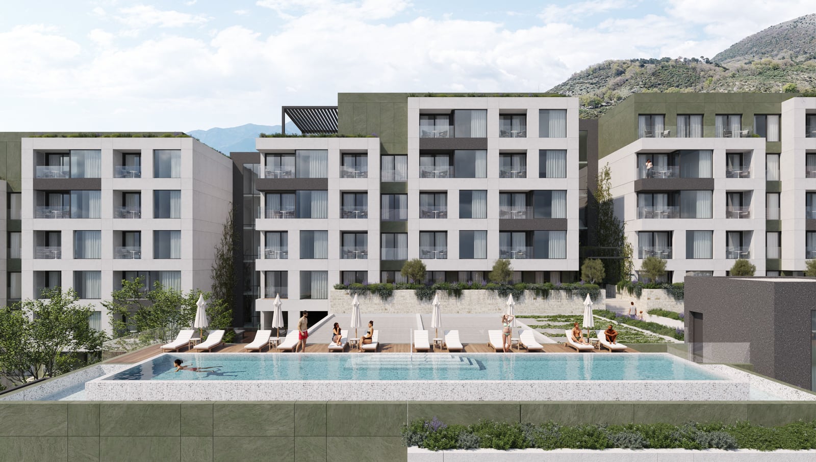 Parkside Residence ortak kullanım alanları