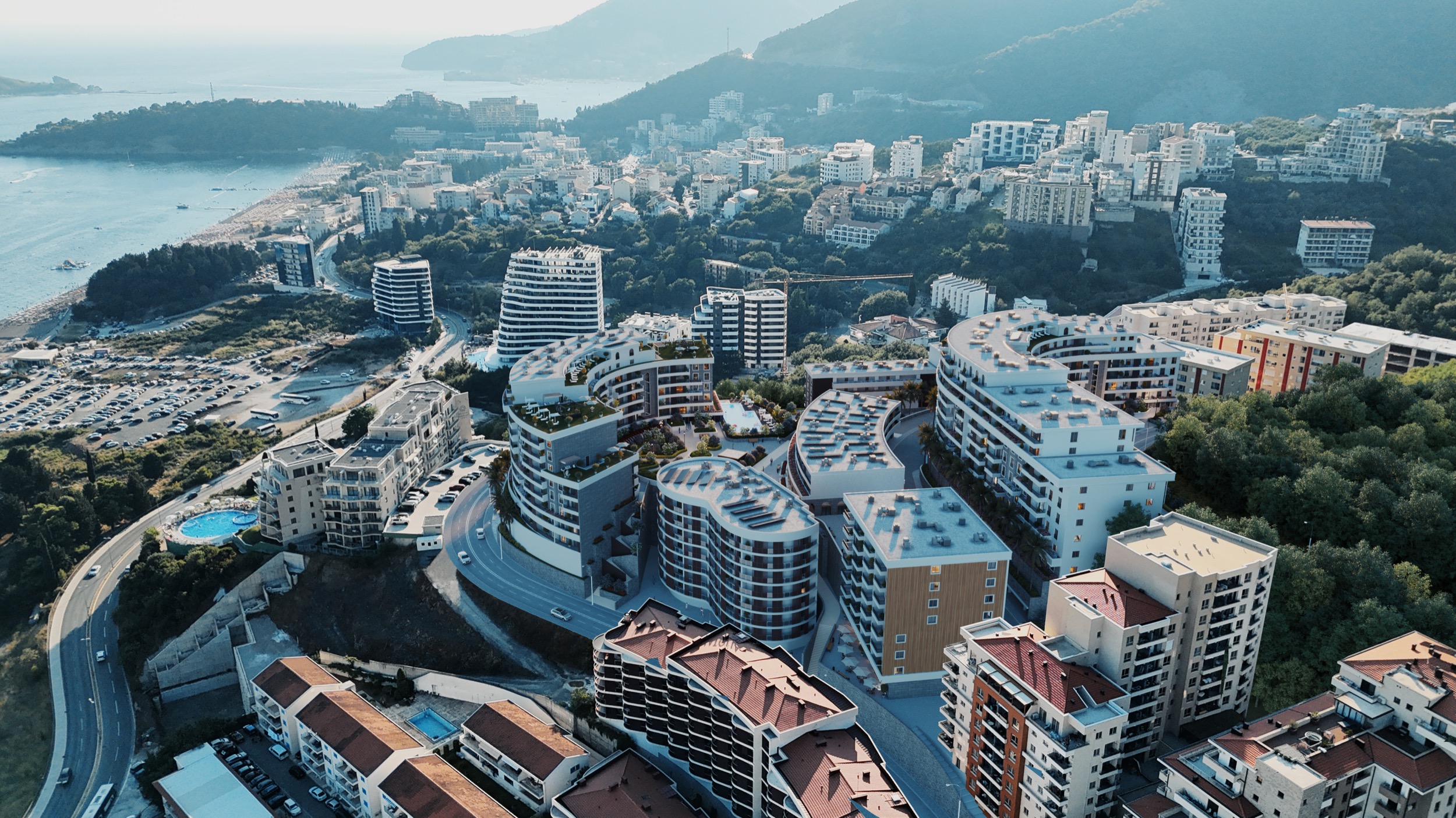 1 bedroom apartment 42 m² Boreti, Montenegro