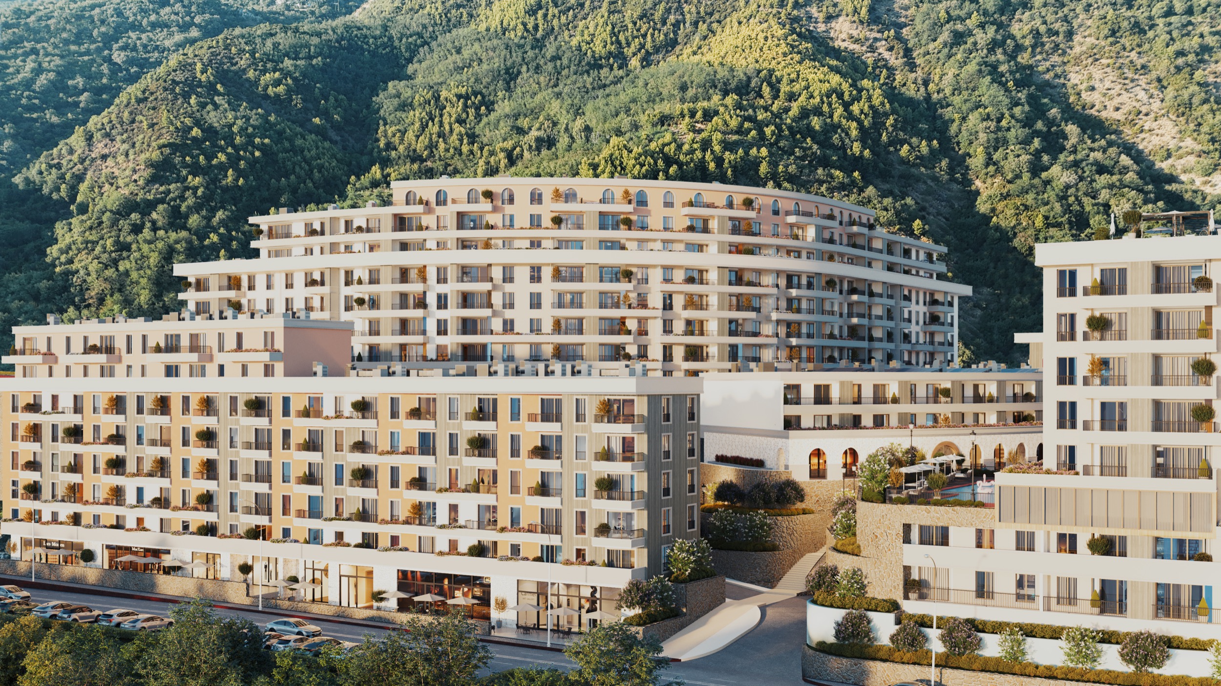 1 bedroom apartment 42 m² Boreti, Montenegro