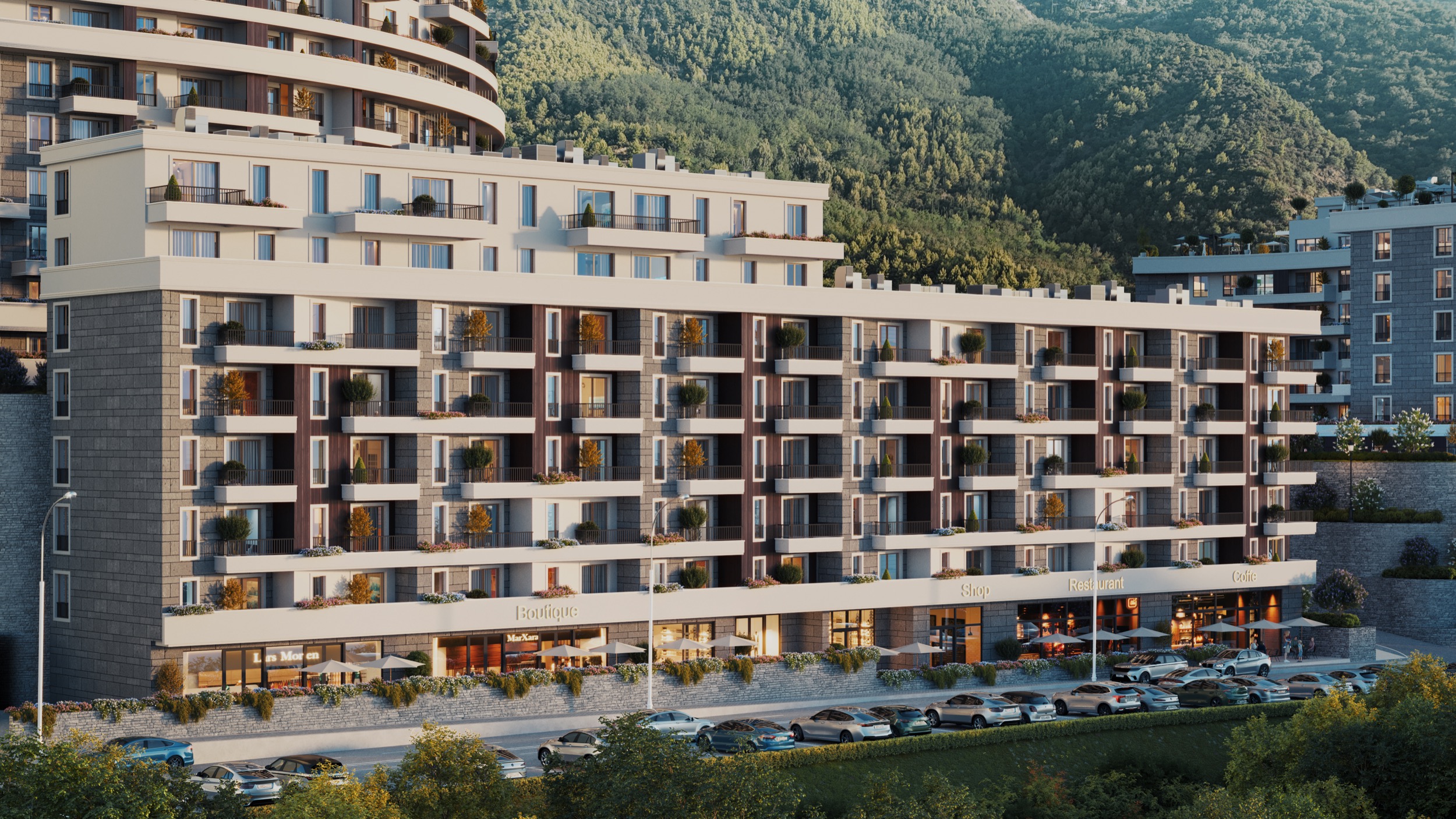 1 bedroom apartment 42 m² Boreti, Montenegro