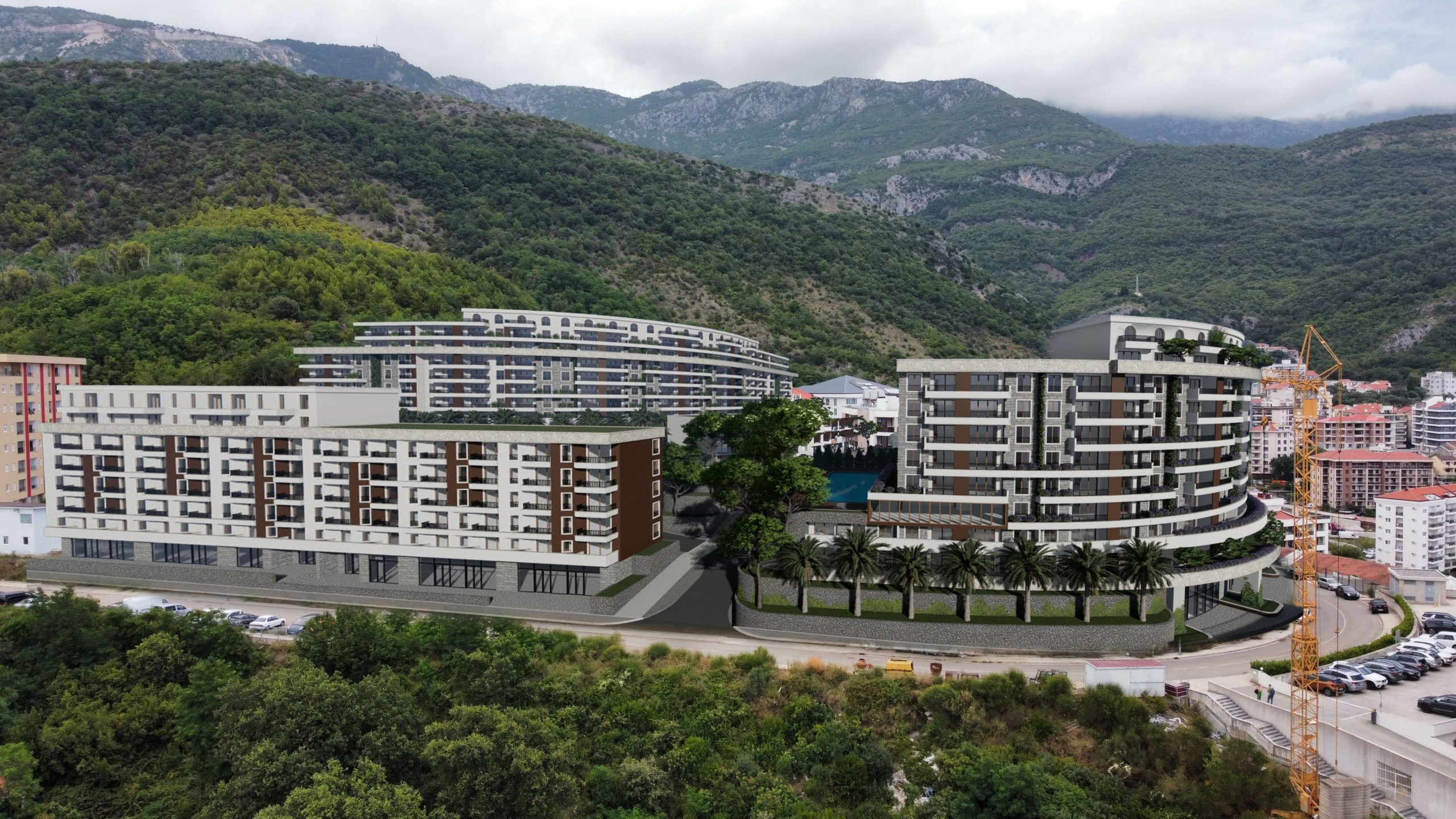 1 bedroom apartment 42 m² Boreti, Montenegro
