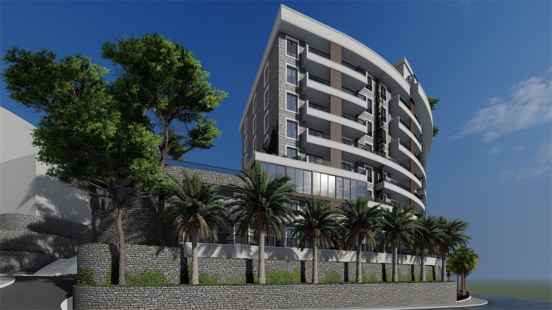 1 bedroom apartment 42 m² Boreti, Montenegro
