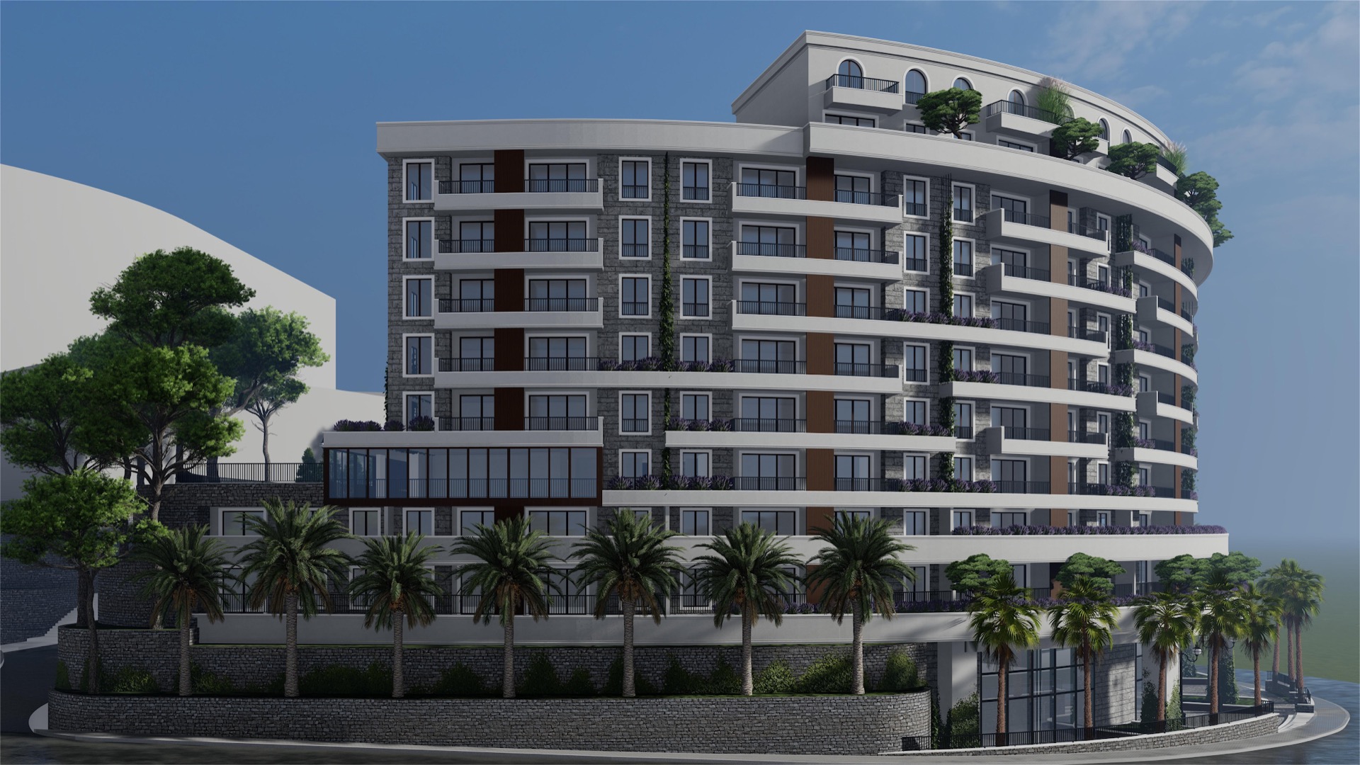 1 bedroom apartment 42 m² Boreti, Montenegro