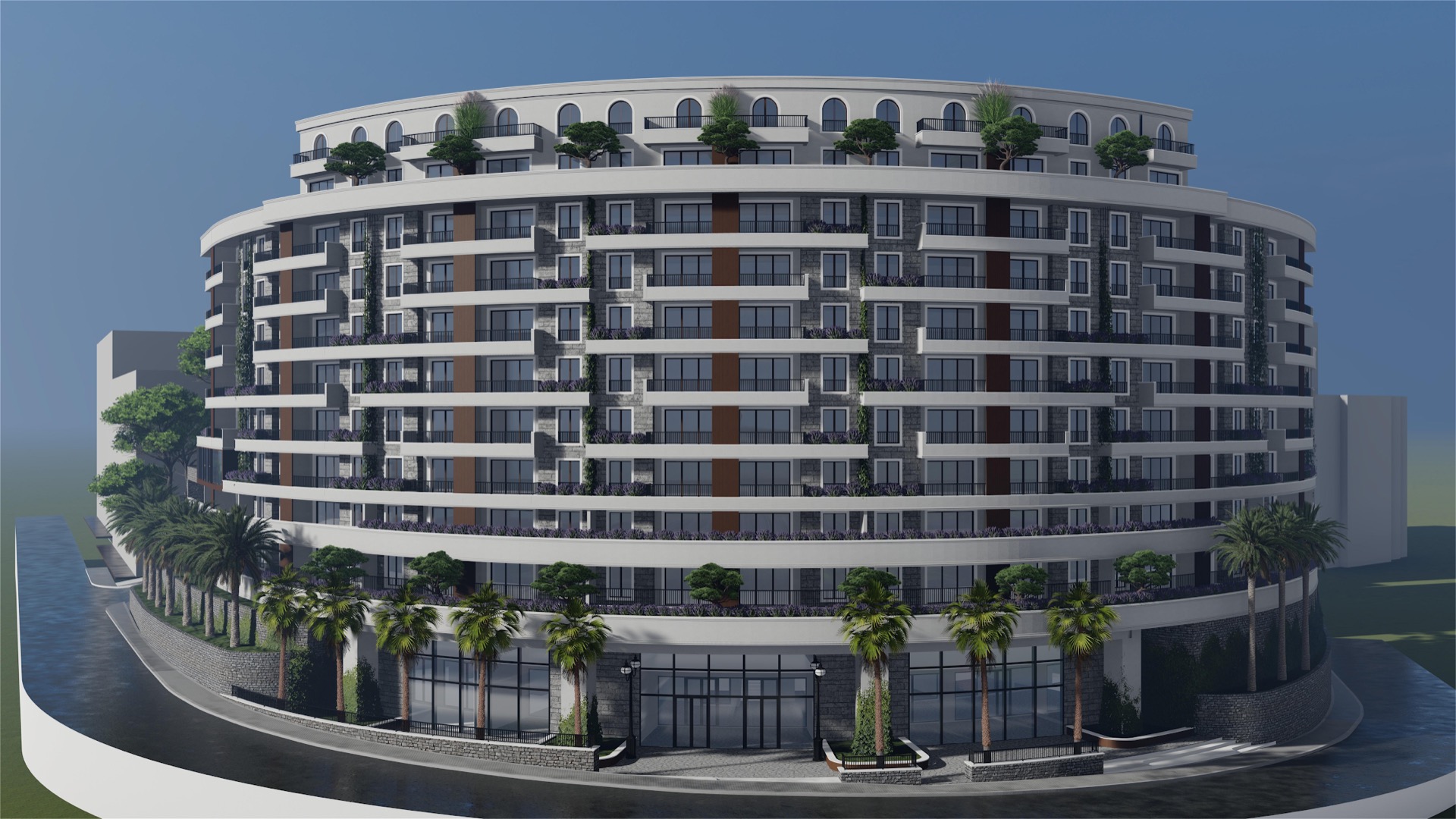 1 bedroom apartment 42 m² Boreti, Montenegro