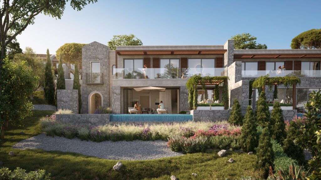 Первые гольф-резиденции в Черногории построят в 2024 году 1 Lustica Bay The Peaks townhouse 1024x576 1